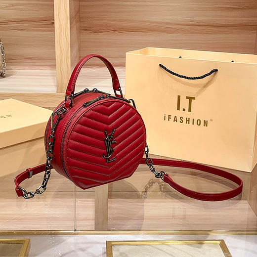 丁摩 小圆包女新款简约洋气百搭女士手提斜挎小包5ZF-9109 商品图5