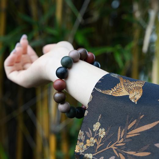 （两件至高立减148元）后辰·东方传统色香养手串，中国传统香气多巴胺首饰，腕间藏青山，呼吸皆自然 商品图3