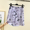 丁摩 新款居家短裤棉绸睡裤女夏季松紧腰短裤可外穿人造棉5ZF-2539 商品缩略图3