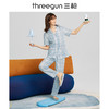 Threegun三枪 【纯棉】彩格翻领开襟短袖长裤女士家居套家居服-81858D111 商品缩略图6