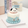 P011 “奶油霜手绘帕恰狗” 手绘蛋糕 商品缩略图0