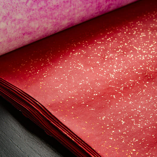 60-70年代顶级四尺大红细金蜡笺(一卷24张） 商品图7