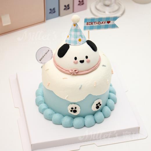 P011 “奶油霜手绘帕恰狗” 手绘蛋糕 商品图1