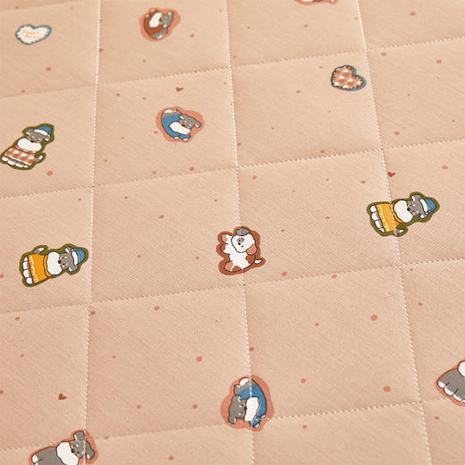 自然醒全棉纯棉抗菌三明治学生床垫4cm软垫床褥垫宿舍床垫家用卧室垫子可折叠LN 商品图11