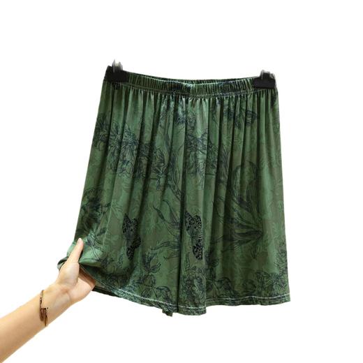 丁摩 新款居家短裤棉绸睡裤女夏季松紧腰短裤可外穿人造棉5ZF-2539 商品图4