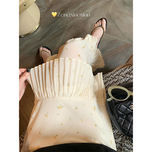 <曾小咸推荐>不规则裙摆碎花半身裙女夏季 商品图1