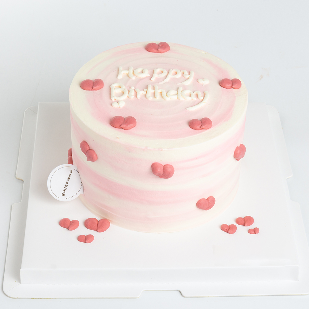 0364 “渐变粉色爱心”