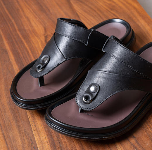 真皮轻便凉鞋 质感好穿｜百年品牌SACHA 男士夏季凉鞋 绅士凉爽 商品图9