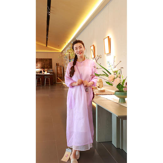 【抖音专属】【陌上花系列】圆领连衣裙（24707349-昌荣） 商品图2