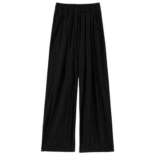 丁摩 山本裤女高腰垂感夏季宽松拖地超火薄款透气显瘦百搭休闲裤子5ZF-720 商品图4