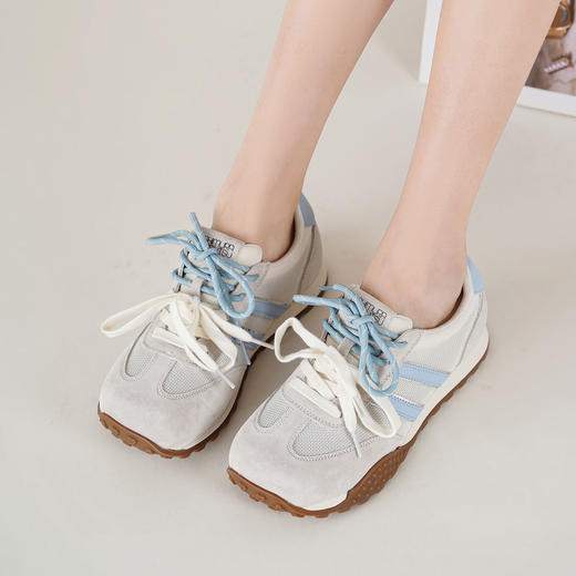 【夏季新款】西村名物2025年夏季新款舒适透气平底防滑系带休闲运动鞋T25CM39211 商品图1