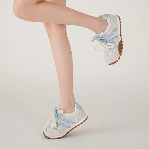 【夏季新款】西村名物2025年夏季新款舒适透气平底防滑系带休闲运动鞋T25CM39211 商品图4