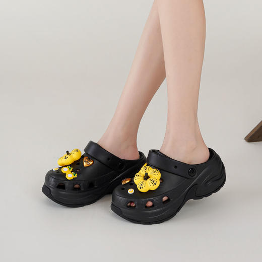 【夏季新款】西村名物2025年夏季新款舒适厚底包趾后空拖鞋T25AH16451 商品图3