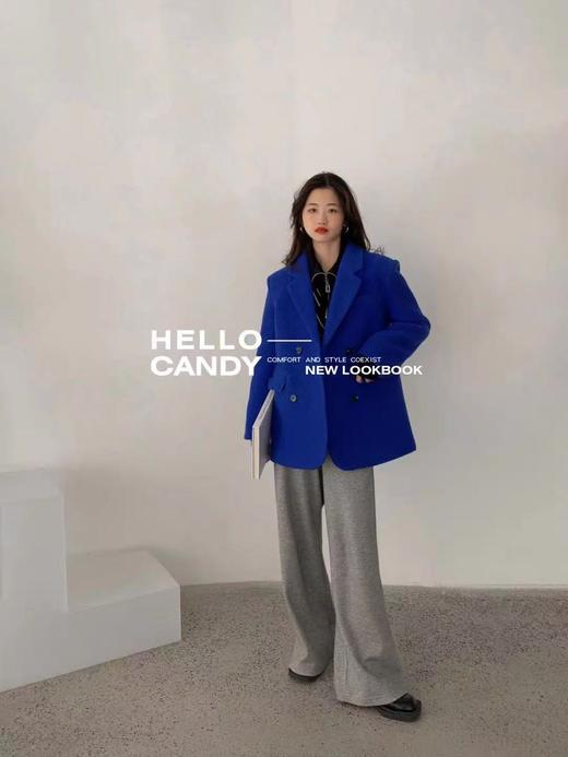 参与8折活动 超级福利【诗铭洛可】2026XC7539西服斜纹夹棉宽松大码外套 商品图5