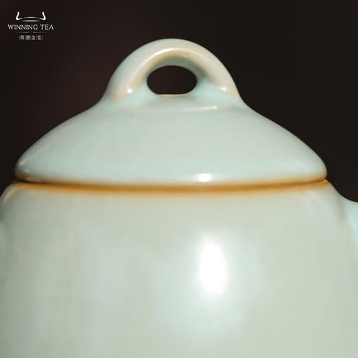 问鼎汝瓷鼎峰系列天青大秦权壶 商品图2