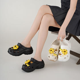 【夏季新款】西村名物2025年夏季新款舒适厚底包趾后空拖鞋T25AH16451