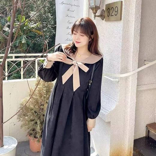  【诗铭洛可】XCA441连衣裙韩版学院风减龄裙子 商品图2