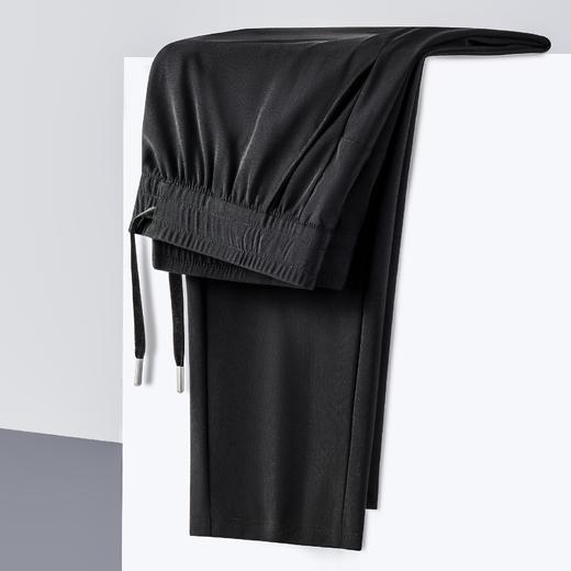 红览薄款冰丝休闲裤男女款直筒裤子高弹力凉感速干百搭男裤透气ALPH02 商品图7