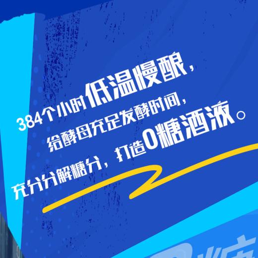 [啤酒]0糖哈尔滨冰极纯生啤酒500ML*12瓶 商品图1