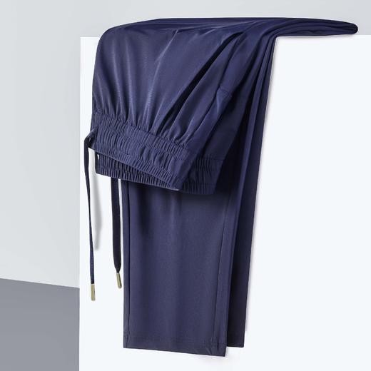 红览薄款冰丝休闲裤男女款直筒裤子高弹力凉感速干百搭男裤透气ALPH02 商品图5