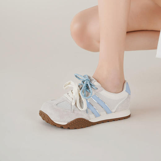 【夏季新款】西村名物2025年夏季新款舒适透气平底防滑系带休闲运动鞋T25CM39211 商品图2