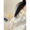 【GZ】无忧购云朵棉甜美可爱卡通小狗印花蕾丝花边短袖睡裙家居服（截单后3-5天发货) 商品缩略图2