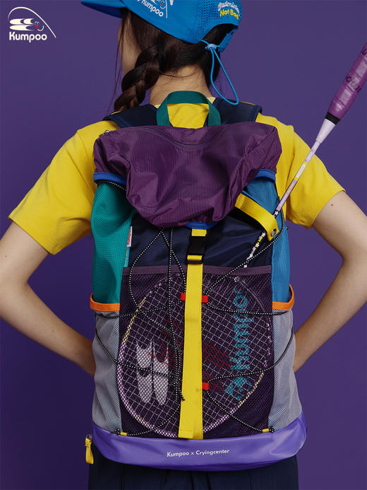 CryingCenterkumpoo薰风羽毛球联名系列夏日多巴胺多用双肩包 商品图2