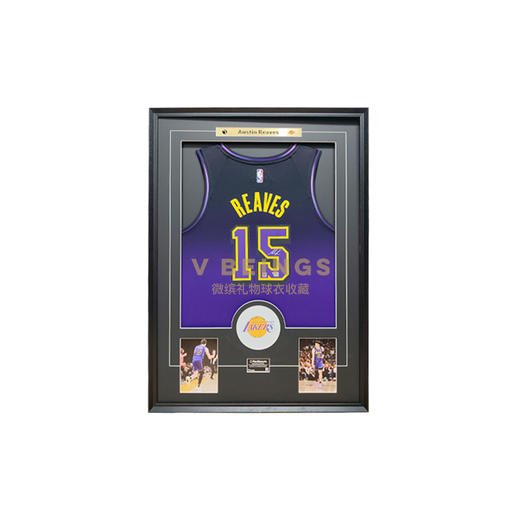 收藏系列 里弗斯 湖人队15号 紫色球迷版 亲笔签名球衣 商品图0