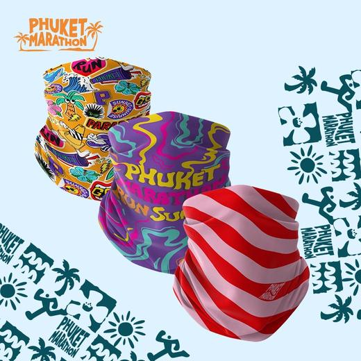 普吉岛马拉松限定版凉感头巾男女同款户外跑步运动吸汗透气速干柔软贴合舒适 商品图0