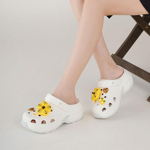 【夏季新款】西村名物2025年夏季新款舒适厚底包趾后空拖鞋T25AH16451 商品图1