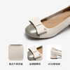 千百度粗中跟蝴蝶结浅口单鞋女通勤舒适小香风晚晚鞋A25471102 商品缩略图3
