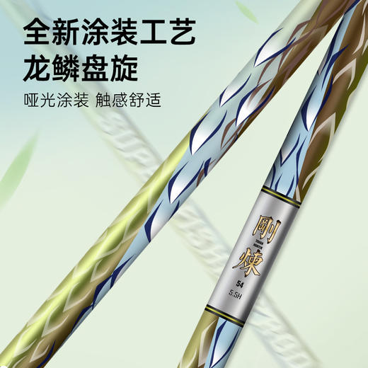 伽玛精工鱼竿手竿超轻超硬全能综合鲫鲤钓鱼竿轻量野钓大物台钓竿 商品图2