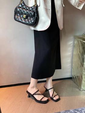 增高6cm‼️【“长期主义者”方头绑带凉鞋】好穿不累脚  巨显腿长！