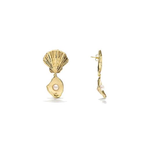 北京仓｜Goossens Paris-Circé Shell-金色贝壳 耳钉［法国设计师］ 商品图2