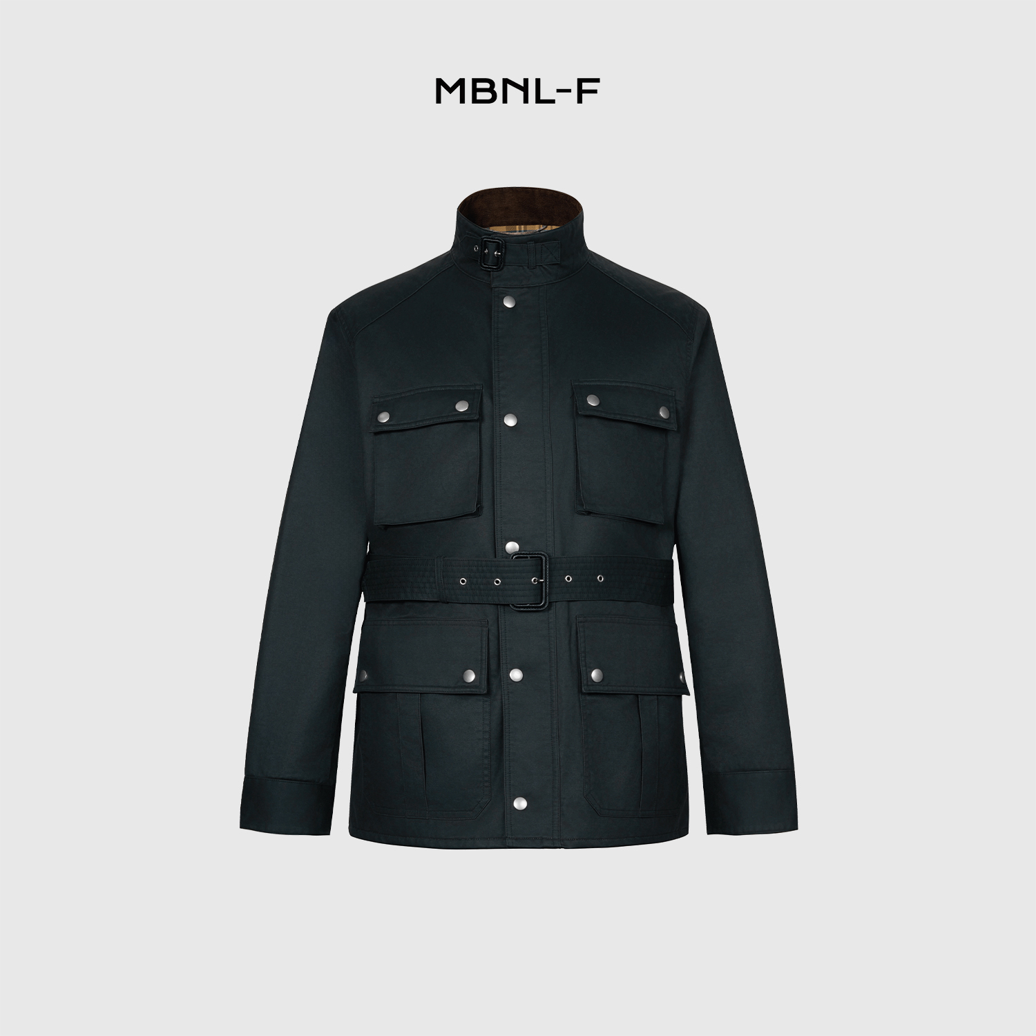 MBNL-F “油蜡夹克” 24F/W秦磊Q 复古翻领夹克男外套 LL-WD217592商品图1