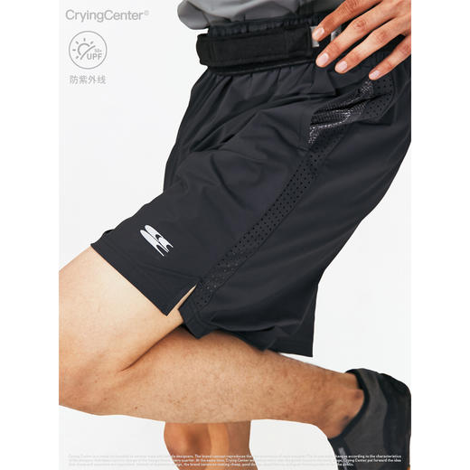 CryingCenter 透气孔拼接运动短裤三色 哭喊中心 商品图1