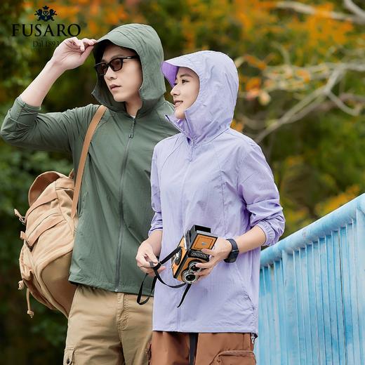 FUSARO百年意大利品牌【轻薄皮肤衣】户外冰丝连帽防晒衣 ,男女同款 商品图10