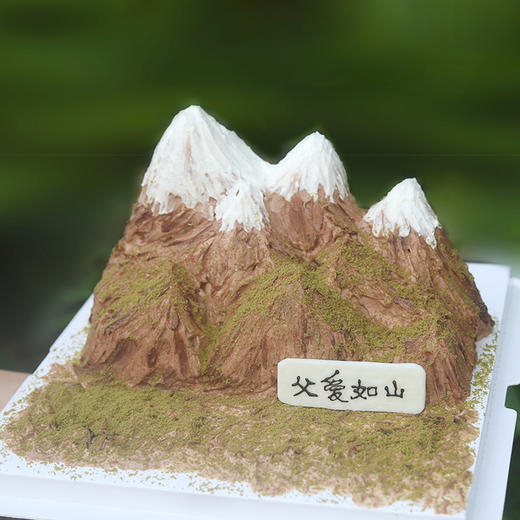 半糖｜“父爱如山”微景观蛋糕 商品图0