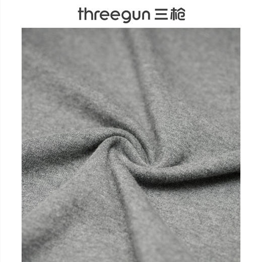 Threegun三枪 【舒肤棉】半高领男士长袖上衣打底衫-22437A911 商品图6