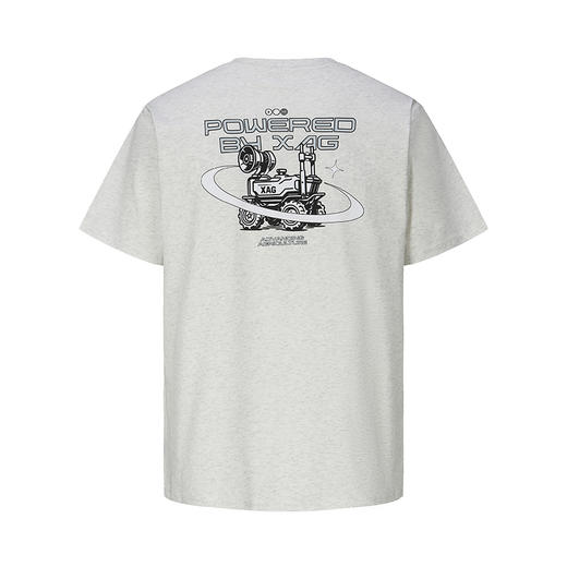 XAG  无人车美式复古风重磅凉感棉T 商品图0