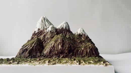 半糖｜“父爱如山”微景观蛋糕 商品图3