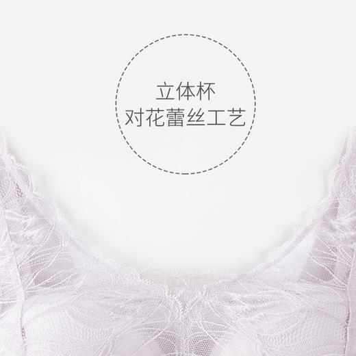 蝴蝶蕾丝美背文胸 商品图6