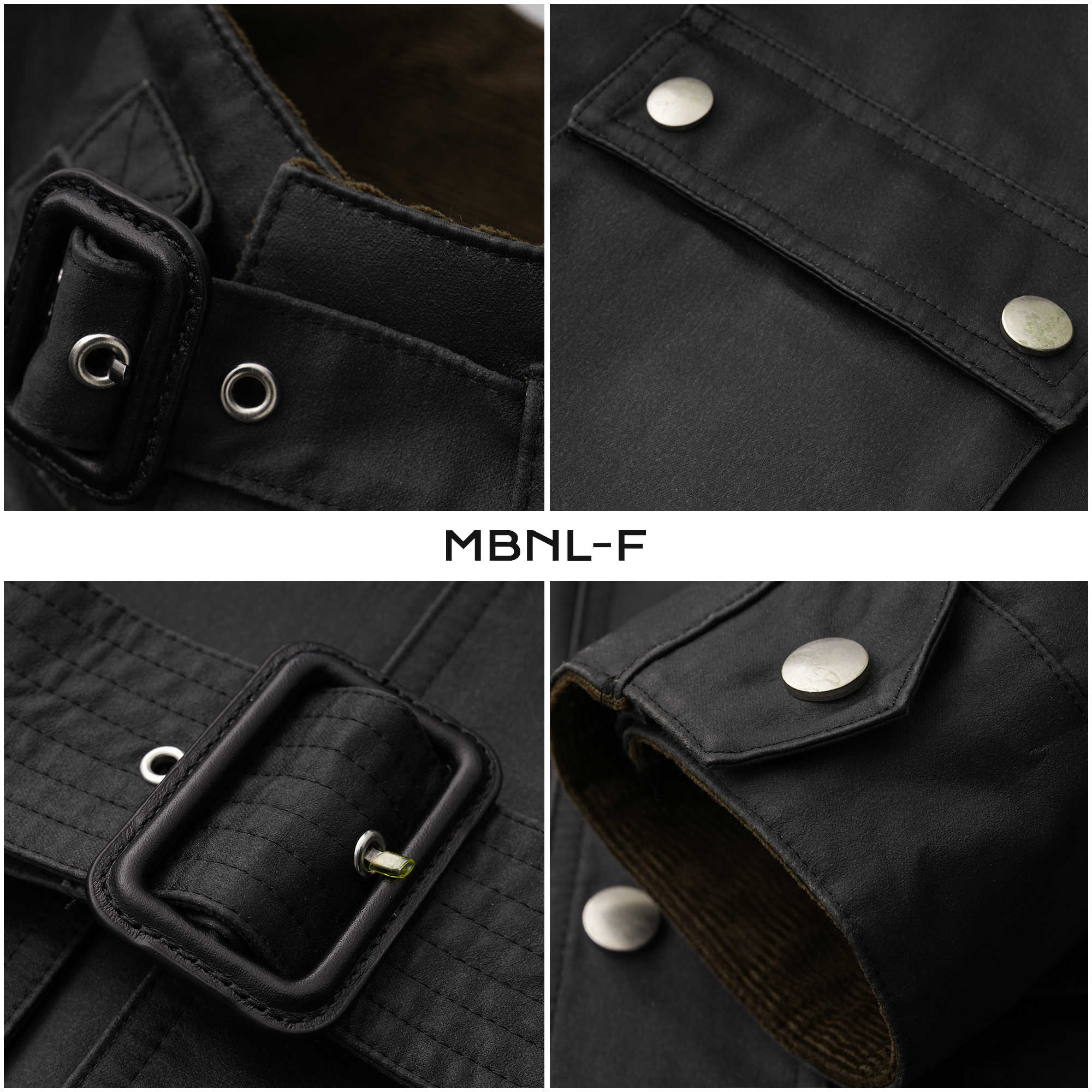 MBNL-F “油蜡夹克” 24F/W秦磊Q 复古翻领夹克男外套 LL-WD217592商品图3