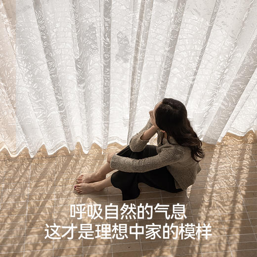 【月枝影】金蝉斑驳月影纱帘 商品图2