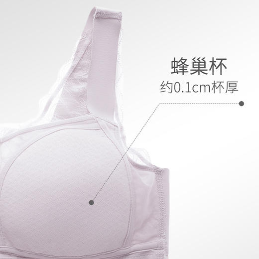 蝴蝶蕾丝美背文胸 商品图4