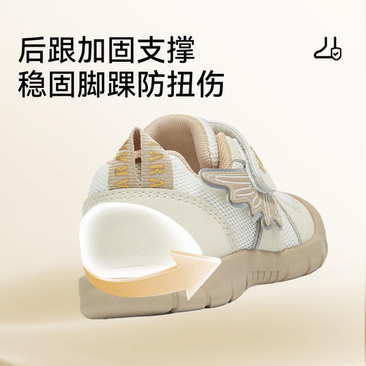 泰兰尼斯218童鞋秋季新款男女童婴儿鞋机能鞋防滑防踢软底学步鞋  T01T5C6535 商品图4