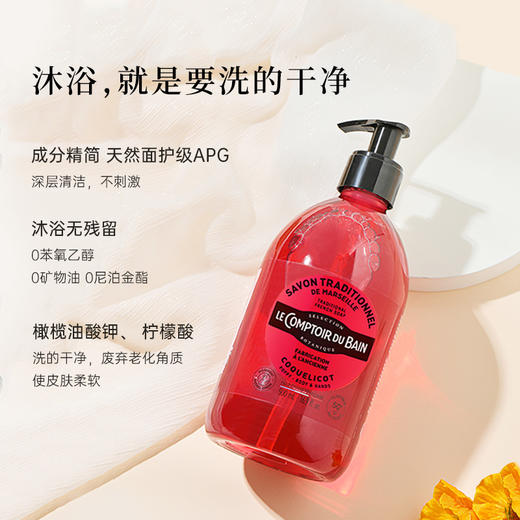 【胖东来同款】【APG面护级沐浴露】【品牌直发】丽芙沐浴液（虞美人香型）500ml深层清洁好冲洗不假滑（27.07） 商品图1