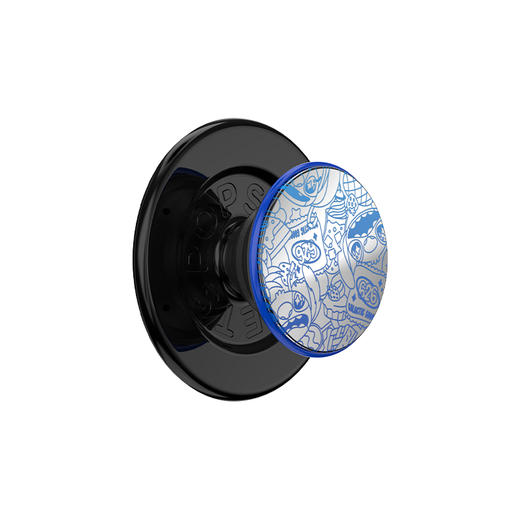 【银河甜甜圈】银河幻想·MagSafe圆啪嗒 PopSockets X Stitch MAGSAFE磁吸手机气囊支架 Round圆啪嗒系列 银色 史迪奇 商品图0