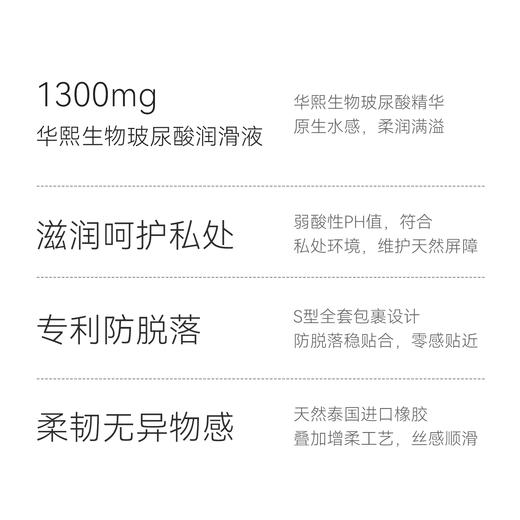 羞羞哒水光套玻尿酸润滑水润型安全套避孕套超薄计生用品中号男用夫妻 商品图3