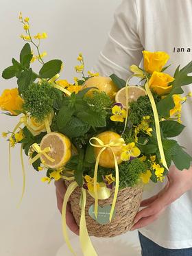 薄荷柠夏 · 柠檬薄荷花篮 （附赠冲水配比卡 ）